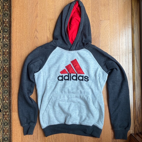 light grey adidas hoodie